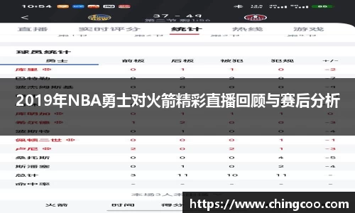 2019年NBA勇士对火箭精彩直播回顾与赛后分析