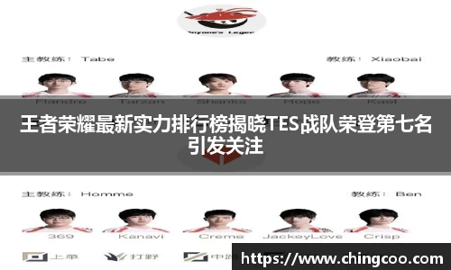 王者荣耀最新实力排行榜揭晓TES战队荣登第七名引发关注