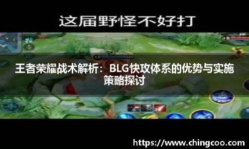 王者荣耀战术解析：BLG快攻体系的优势与实施策略探讨